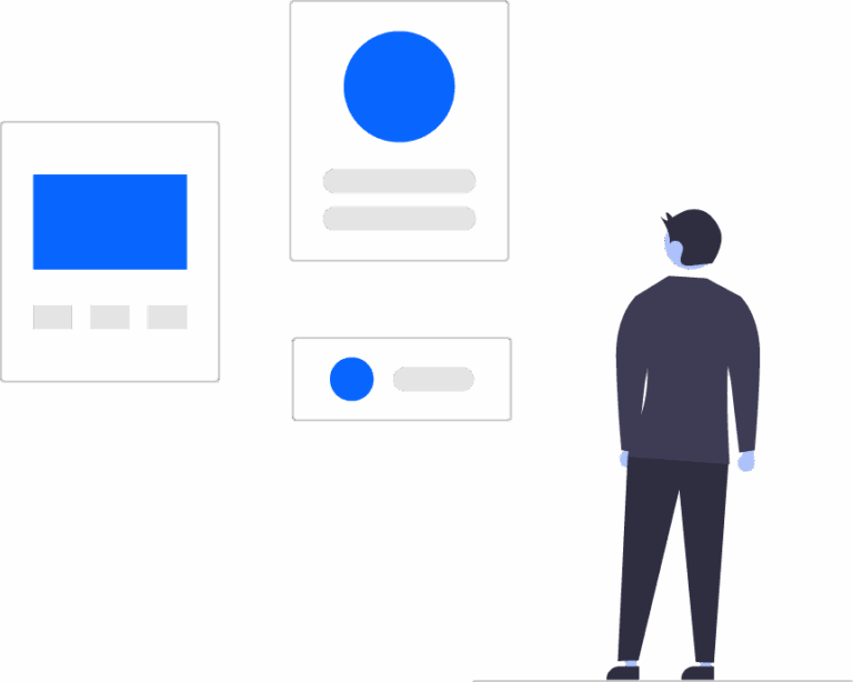 Illustration représentant la création d'applications personnalisées sans code avec Microsoft Power Apps.