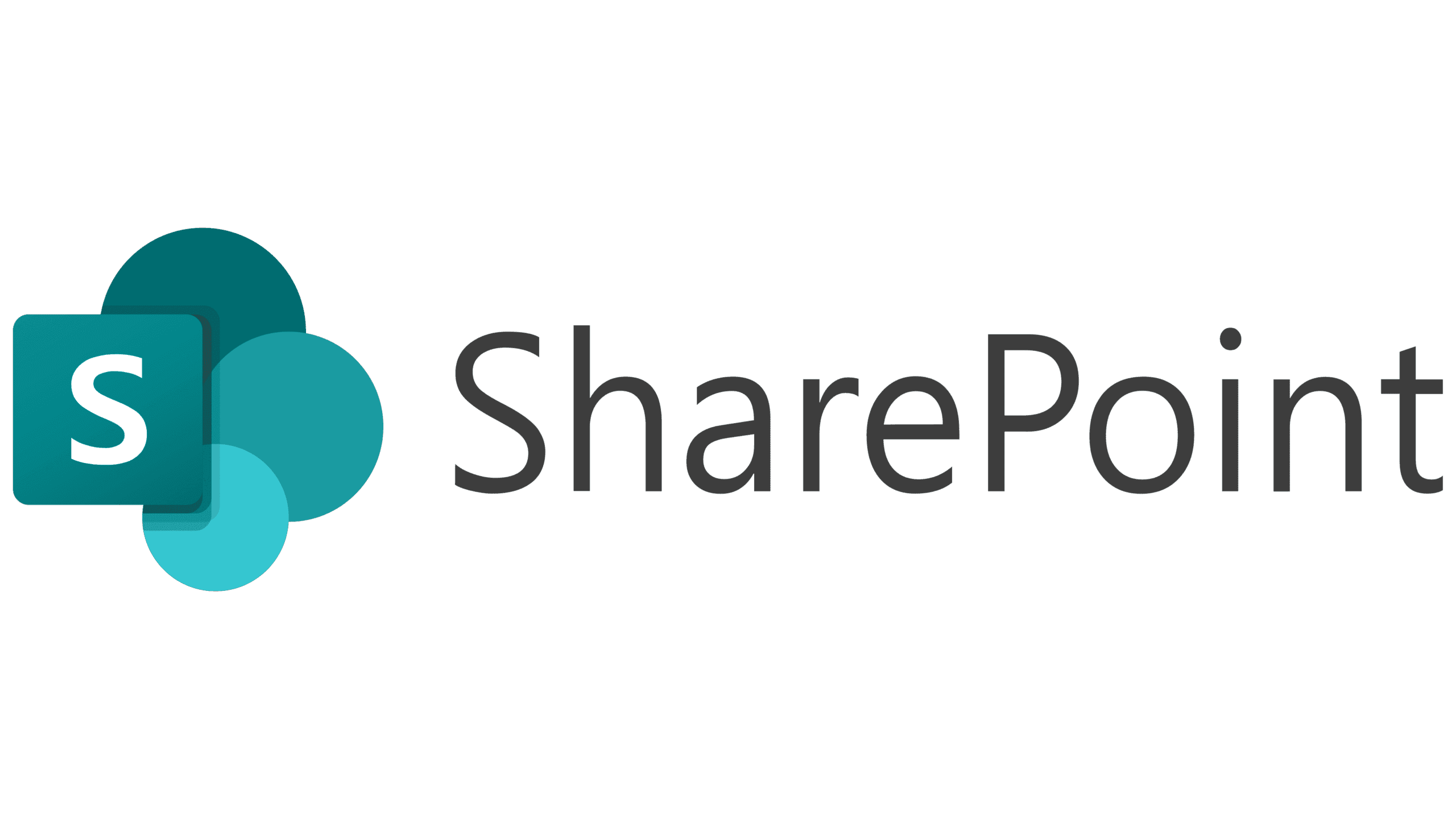 Logo de Microsoft SharePoint, outil collaboratif pour centraliser et partager fichiers et informations en entreprise.